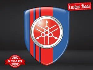 Yamaha Sticker Silicone Logo Alta Gamma Stile Cupola